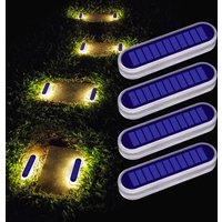 30LED Solar Power Schritt Licht Outdoor Garten Solar U-licht Deck Licht Scheinwerfer Vergraben Solar Led Lampe Garten Dekoration