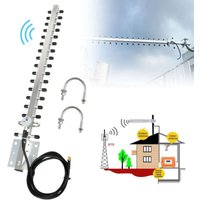 25dBi Outdoor Directional Signal Antenna, High Gain For Yagi WiFi Antenna, 2400-2500MHz, Suitable For Wireless Routers