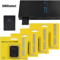 BitFunx For PS2 Memory Card Empty Card Expansion Card For PS2 Fat/ Slim Game Console 8MB/16MB/32MB/64MB/128MB/256MB