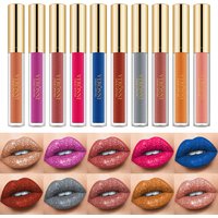 VERONNI diamond pearlescent lip gloss 10 colors non-stick mermaid lipstick lip gloss does not fall off