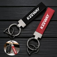 Fashion Suede KeyChain Horseshoe Buckle Key Ring Car Key Rings For Keeway RKF RKV RKS K /X Light Superlight 125 200 Accessories