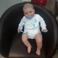60CM Reborn Baby Toddler Doll Boy Kodi Lifelike 3D Painting with Visible Veins Painting Hair High Quality Collectible Art