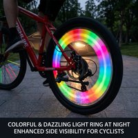 12PCS/Bag Bicycle Wheel Spokes Reflective Sticker Tube Strip Warning Light DIY MTB Cycling Reflector Reflective Safety Kit