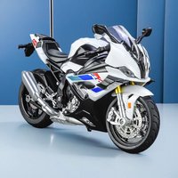 1:12 Scale RRS1000 Motorcycle Model Toy Car Metal Diecast Rubber Tire Suspension Free Wheeling Motor Models for Kids Boys Gifts