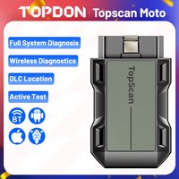 TOPDON TopScan Moto Auto-Diagnosegerät für Motorrad und PKW, OBD2-Scanner, professionelles Universalwerkzeug