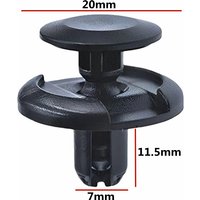 20Pcs For 7mm Hole OE: 9S9AK-07332 71741883 Plastic Car Front Bumper Clips Auto Bumper Retainer Fasteners Fender Clip GH316