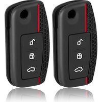 For Ford Focus mk2 C Max S-MAX EcoSport Fusion Fiesta Mk7 Cowgar Mondeo 2 Mustang Mach silicone car key case cover key holder