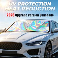 For Jaguar XF XJ (X351) XE XK X‑TYPE XE F/E/I -Pace Laser Car Sunshade Summer Foldable Front Windshield Heat Insulation Cooling