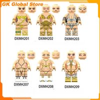 New 4cm Movie Figure Perimeter Plastic Model Beautiful Girl Assembling Building Blocks Desktop Decoration Ornaments Gifts Toys