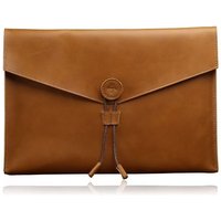 Genuine Leather A4 Document Bag, Cow File Bag, Crazy Horse Leather Official Document Bag, Simple and Casual Document Bag