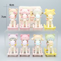 New In Stock Kt Cat Character Animal Costume Blind Box Yugui Dog Pacha Dog Cute Trojan Horse Style Desktop Decor Surprise Gifts