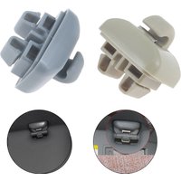 2Pcs Plastic Car Front Sun Visor Clips Hanger Hook Cover Retainer 4B0857562 for Audi TT A6 Allroad Quattro AVANT S6 1998-2005 06