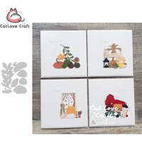 Catlove Autumn Scenery Metal Cutting Dies Scrapbooking Mold Knife Stencil Die Cuts Card Making DIY Craft Embossing New Dies