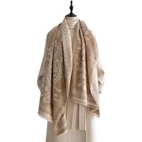 New Fashion Versatile Designer Scarf Women Winter Double-Side Cashmere Warm Shawl Soft Pashmina Blanket Wrap Neckerchief Lady