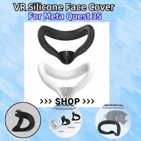 For Meta 3S Silicone Face Cover Sweat Mask Breathable Face Mask Light Leakage-proof Replacement VR Accessories