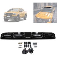Pickup Roof LED Bar Fit For Ford Ranger T9 Wildtrack Xlt Sport Xl Xls 2022 2023 2024 Car Exterior Roof Top Light Roof Spoiler