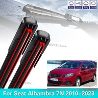 2PCS For Seat Alhambra 7N 2010-2023 28"+16" Front Wiper Blades Windshield Windscreen Window Cutter Accessories 2019