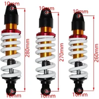 AliExpress kaefung Motorcycle Rear Suspension Shock Absorber 260mm 270mm 280mm Fits 110cc 125cc Motocross ATV Quad Dirt Bike Accessories