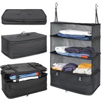 1 Set Housewares Luggage Travel Organizer Travel Essentials Hanging Packing Cubes Hanging Shelves Laundry Storage Compartment