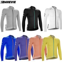 AliExpress DAREVIE Cycling Jersey Long Sleeve Men Cool Technology Women Man Cycling Maillot Soft Breathable Quick Dry SPF 50 Small Size