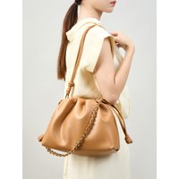 Genuine leather large capacity women's handbag new commuting high-end shoulder bag crossbody leather hobos bag