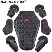 CE Approved Motorcycle Shoulder Elbow Back Protector Pad Universal Motorbike Chest Pads Soft Motorcycle Jacket Insert Armor