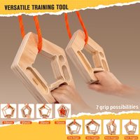 1/2pcs Pull-Up Board Hangboard Rock Climbing Finger Strengthener Boards Trainer Forearm Strengthener Practice Outdoor Climbing