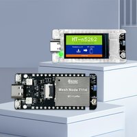 Heltec T114 Meshtastic Meshcore Kit for LoRaWAN Wireless SX1262 863MHz 928MHz LoRa Module nRF52840 Base Board with Lora Antenna