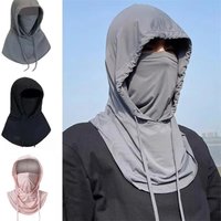 Summer Ice Silk Full Face Sun Protection Hat Face Mask UV Protection Scarves Protection Hat for Outdoor Hiking Camping Cycling
