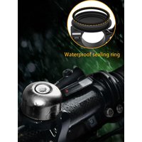 AliExpress Bicycle Anti-Theft Waterproof Bell - Hidden Airtag GPS Tracker Holder, Universal Bike Mount, Essential Bike Security Accessories