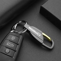 Premium Zinc Alloy Car Keychain, Waist Hanging Keyring for Mazda 2 3 6 CX5 CX80 CX70 CX90 MX30 CX60 CX50 CX30 BT50 e-TPV CX3 CX8