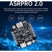ASR PRO2.0 Speech Recognition Module Development Board Offline Intelligent Speech Recognition Module Core Board Built in 2MB/4MB