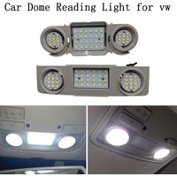 12V Car Interior Lights LED Dome Lamps Auto Accessories For Volkswagen VW Passat B6 B5 B7 CC Golf 4 5 6 Seat Leon Skoda Octavia