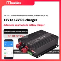 12V 90A DC charger 12v to 14 6v converter for lifepo4 Bluetooth smart chargerSupport Bluetooth charger