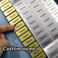 Custom Name Tag Stickers,Personalized Stickers,Name Stickers,Customized Daycare Labels,Customizable Birthday Gifts,