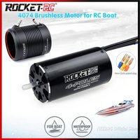 Rocket-RC 4074 1700KV 2000KV 2250KV Waterproof Sensorless Brushless Motor 40-S Water Cooling Jacket for 1000mm(or Above) RC Boat