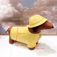 Ladies' handbag and handbag designer leather handbag cute dog shaped handbag