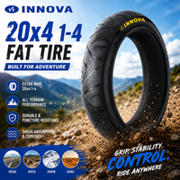 INNOVA Electric Bike Tire 20x4.0 1/4 WIRE Tire Original Black Blue Green Electric Bicycle Tyre Mountain Bike Accessorys Tube