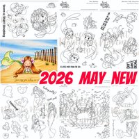 2026 New Clear Stamp Set - Seabrina For DIY Scrapbooking Crafts Maker Photo Album Template Handmade Decoration