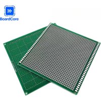 1PC Single-Sided PCB Board 10*10 /10*15 /12*18/ 15*20/10*22/ 20*30CM PCB Experiment Breadboard Green Prototype Circuit Boards