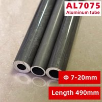 7075 aluminum tube OD10-20mm high-precision aviation super hard material aluminium alloy hollow pipe tent hiking poles