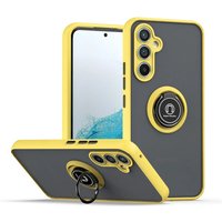 Shockproof Armor Matte PC Case For Samsung Galaxy A57 A16 A26 A36 A56 A15 A25 A35 A55 A54 A53 A52 A17 Magnetic Ring Holder Cover