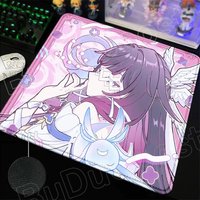 Pretty Columbina Game Genshin Mouse Pad Small Size Desk Mat Keyboard Ergonomic Office Rubber PC Non-slip Anti-fray Home Mousepad