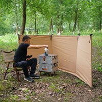 Outdoor Exquisite Camping Array Screen Burning Bench Windshield Wall Array Screen Stove Tent Windproof Enclosure Camping Block