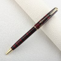 Luxury Metal Pen Replaceable Refill High-end Metal Business Signature Pen Office Writing Ballpoint Pen Writing Stationery Gift