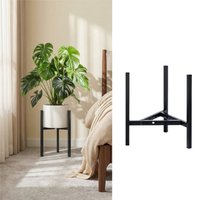 Indoor Plant Stands For Living Room Adjustable Metal Heavy Duty Outdoor Corner Stable Plant Holder Fits 8 to 12 Inches
