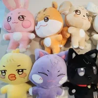 10/30cm ATEEZ Store Doll Aniteez Cartoon Kawaii Keychain Stuffed Animals Plushies Toy Korean Room Decor Decorative Gifts