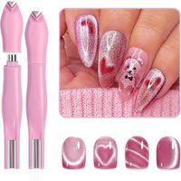 3in1 Cat Eye Nail Art Magnet Multi Functional Magnetic Tool for Cat Eye Gel Nail Polish Suitable for Home and DIY Salon Use