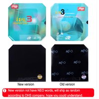 DHS NEO Hurricane 3 Pimples in Table Tennis Rubber with Sponge New Table Tennis Rackets, Racquet Sports Pingpong Rubber