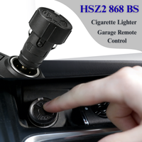 For Hormann HSZ1 868 BS Handheld Transmitter Car Cigarette Lighter Clone HSE4 868 BS 868MHZ BiSecur Garage Remote Control